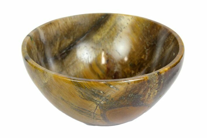 Polished Tiger's Eye Bowl #147695